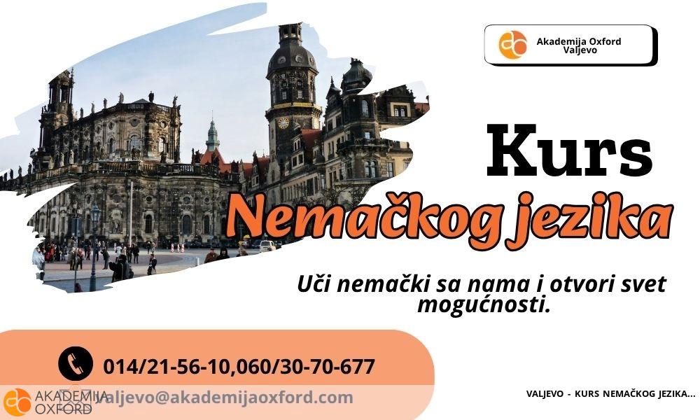 VALJEVO - KURS NEMAČKOG JEZIKA