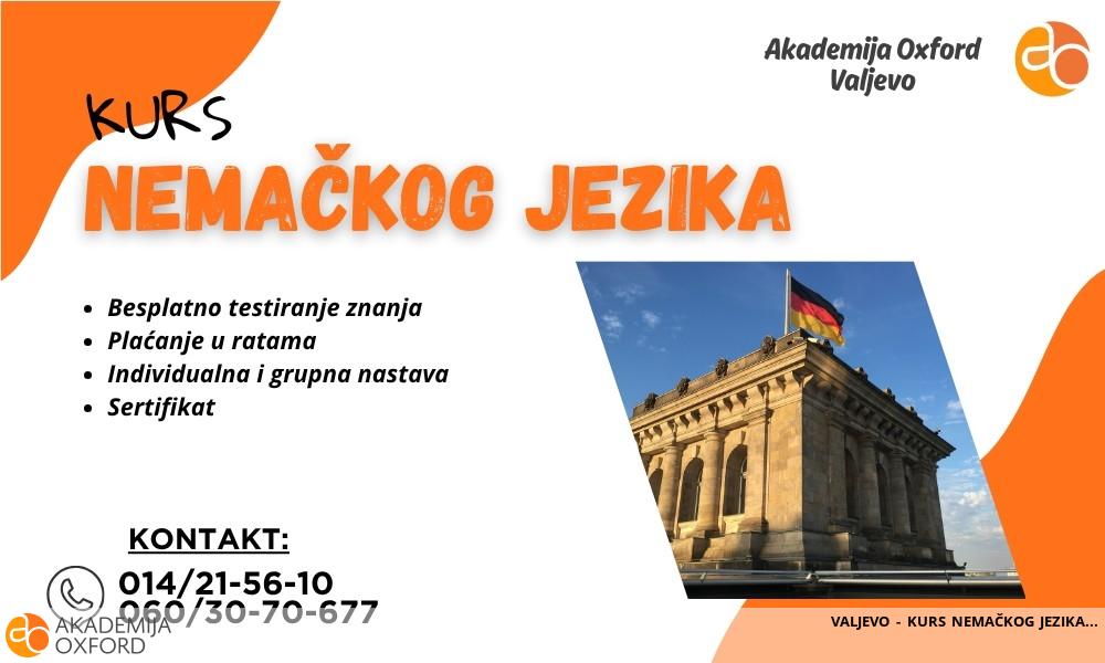 VALJEVO - KURS NEMAČKOG JEZIKA