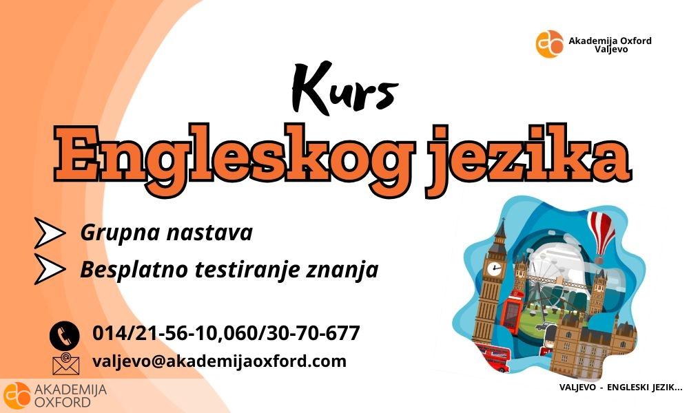 VALJEVO - ENGLESKI JEZIK