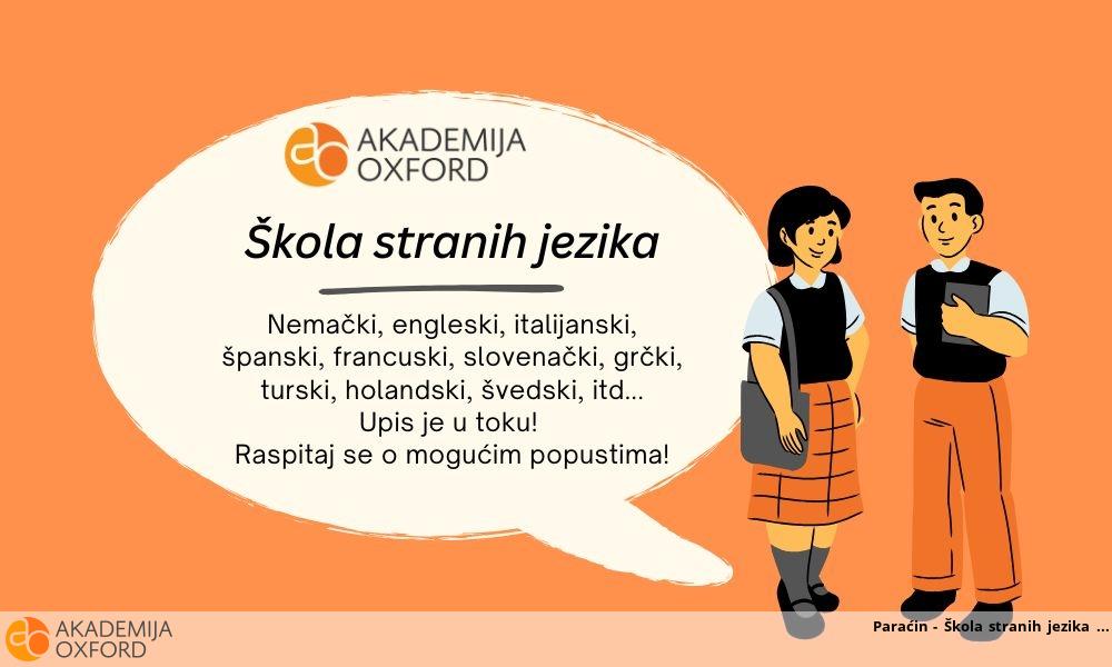 Paraćin - Škola stranih jezika 