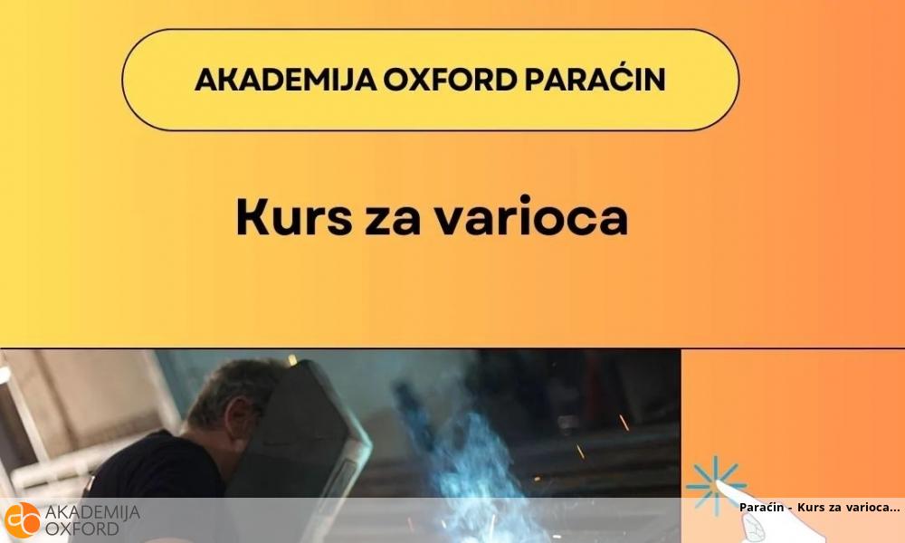 Paraćin - Kurs za varioca