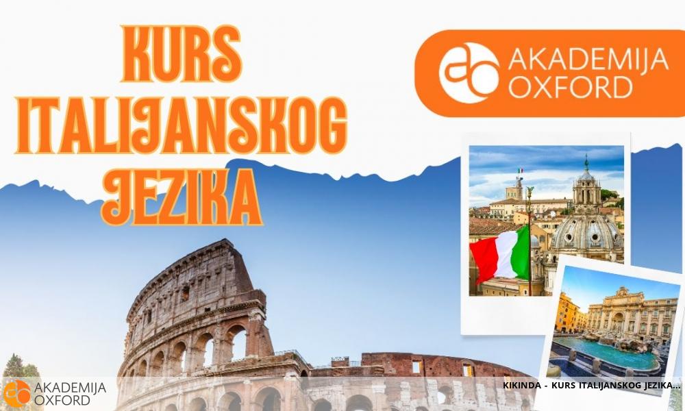 KIKINDA - KURS ITALIJANSKOG JEZIKA