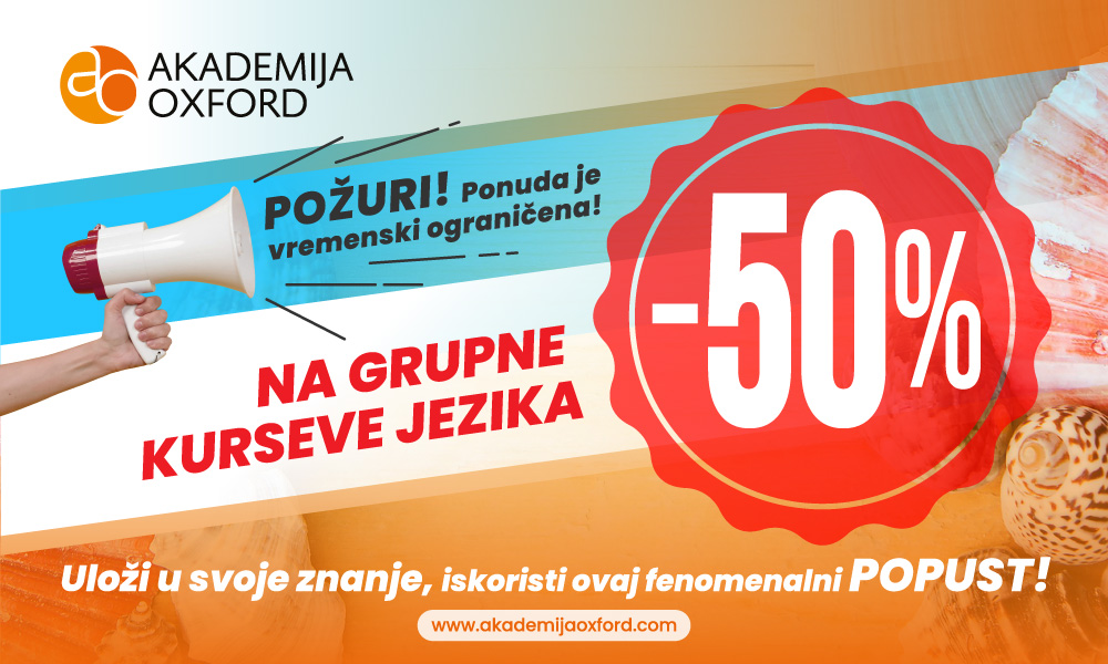Ćuprija - 50 %  popusta na grupne kurseve