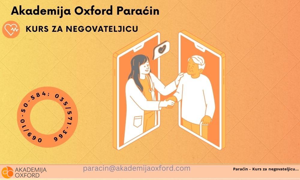 Paraćin - Kurs za negovateljicu