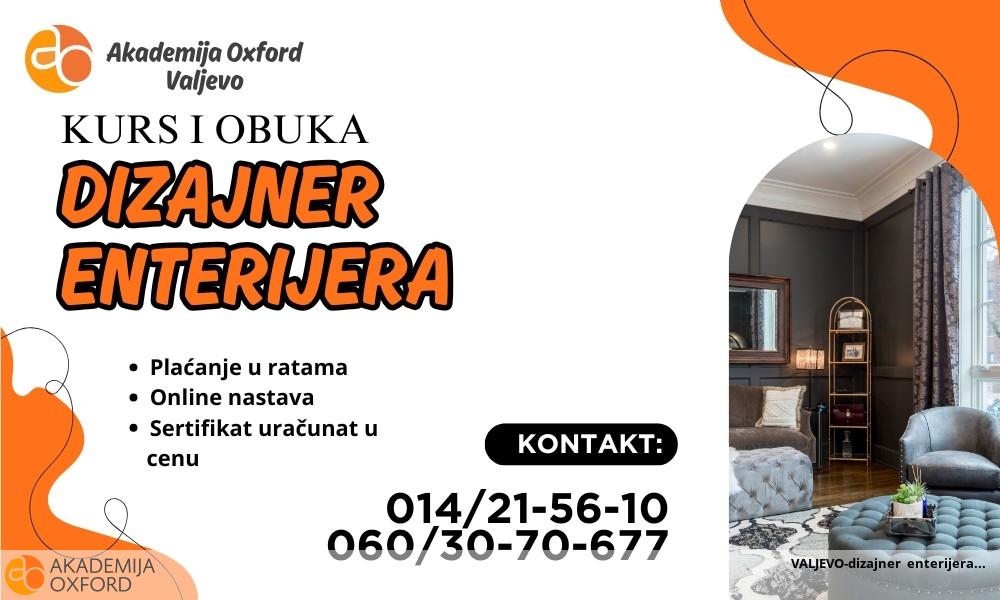 VALJEVO-dizajner enterijera