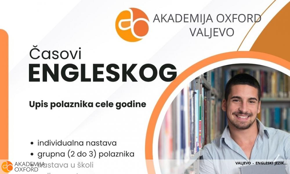 VALJEVO - ENGLESKI JEZIK