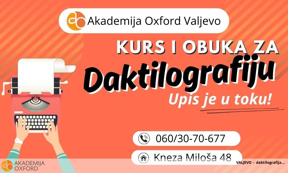 VALJEVO - daktilografija