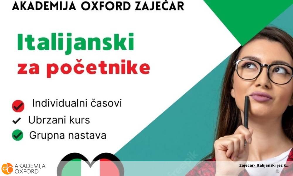Zaječar- Italijanski jezik