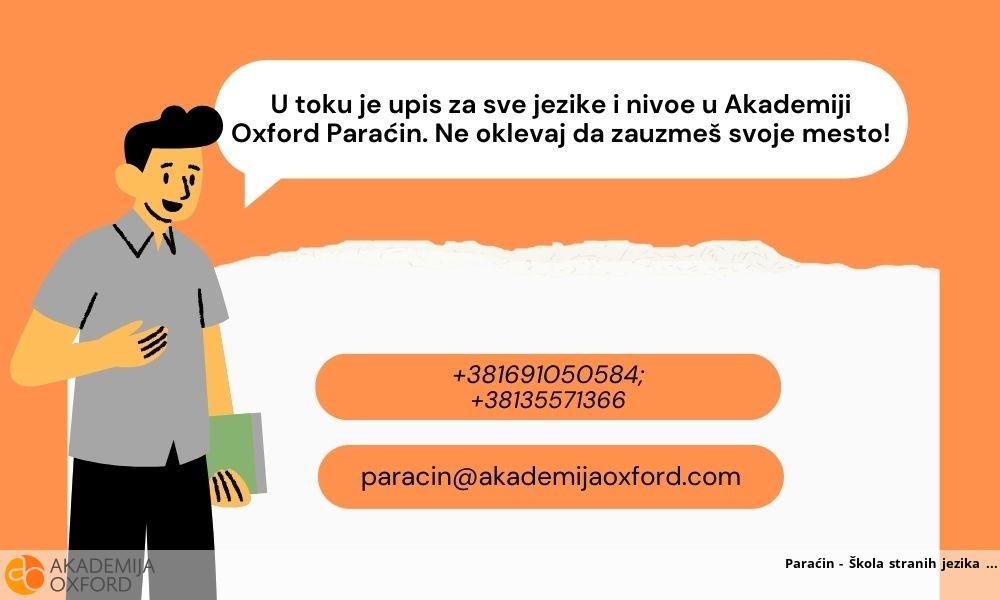 Paraćin - Škola stranih jezika 